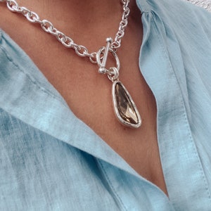 Misshaped TQ Necklace