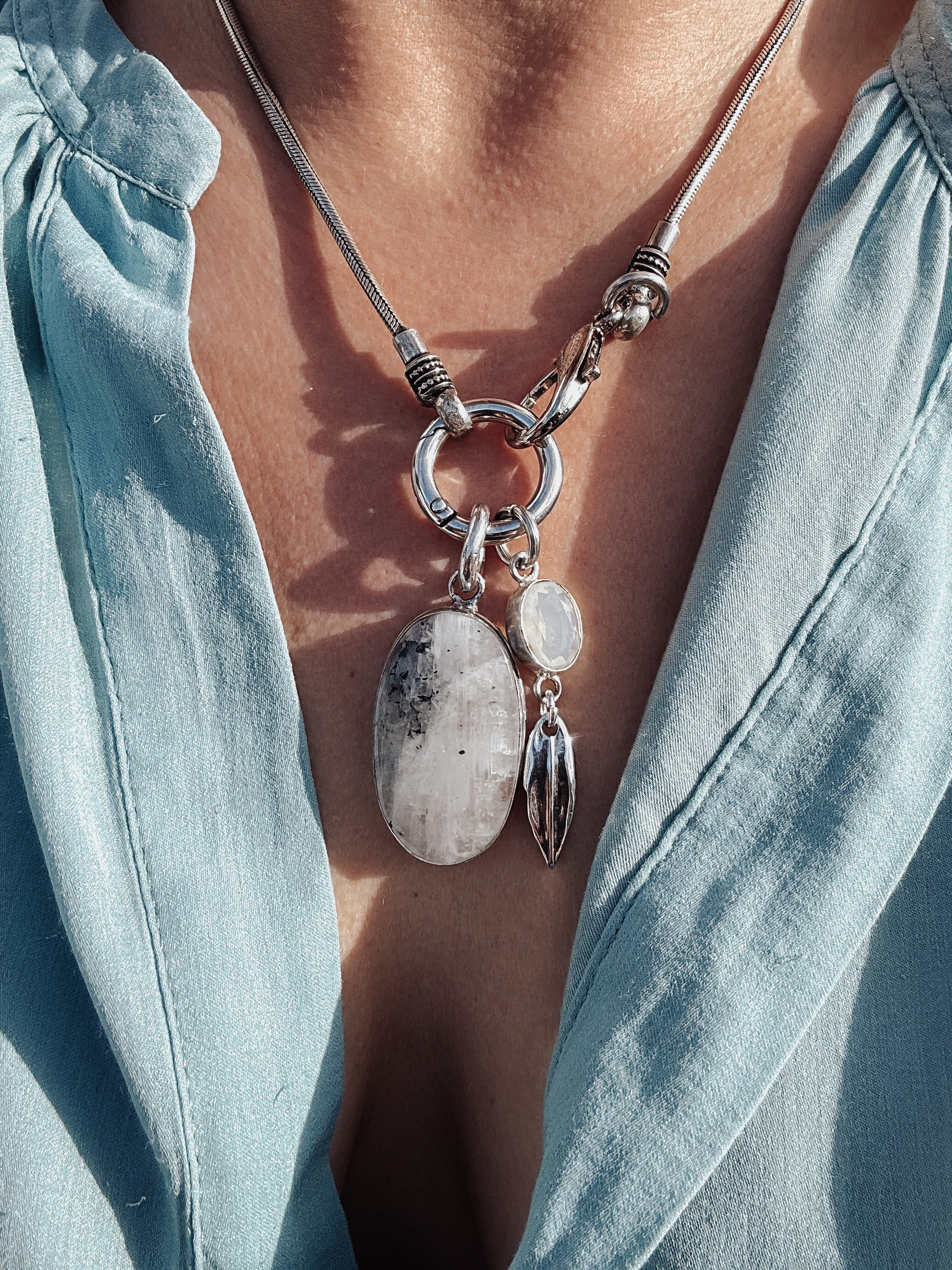 Sky high style silver necklace online