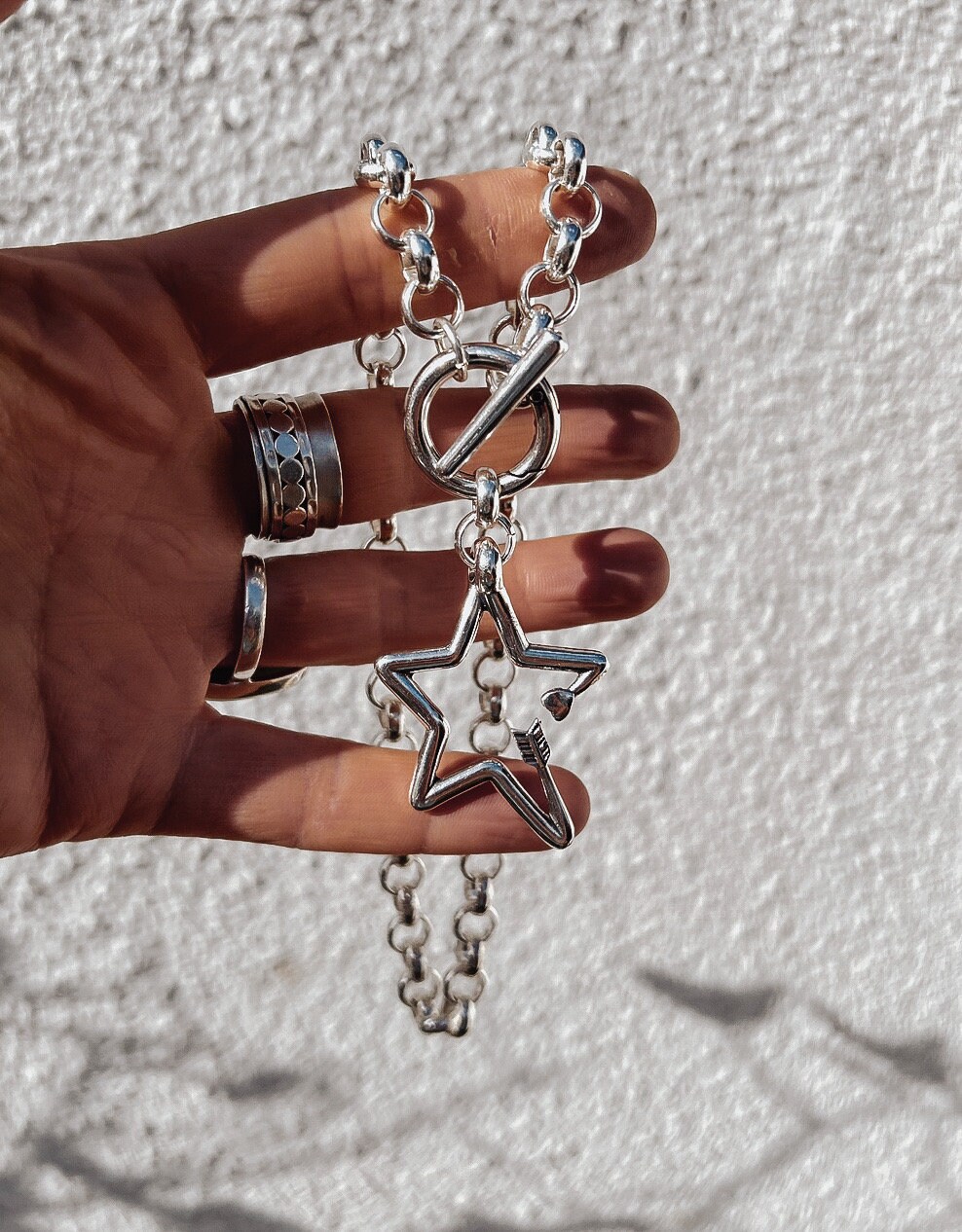☆【VINTAGE HOLLYWOOD】☆Texture Star String Necklac.e☆ 81P2-fPvZpL._UY1000_.jpg