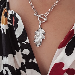 Oak Leaf Statement Necklace - autumn inspired jewellery