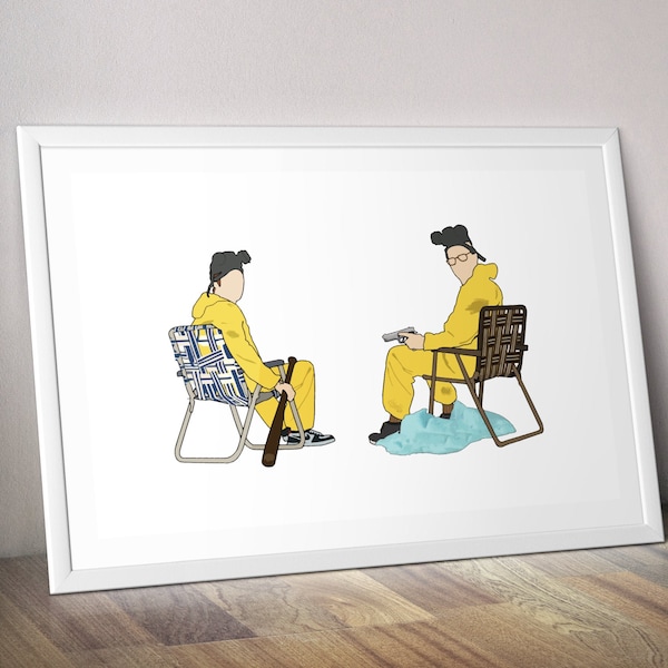 Póster minimalista de programa de televisión / Póster de fanart / Arte de serie de televisión / Póster de fan