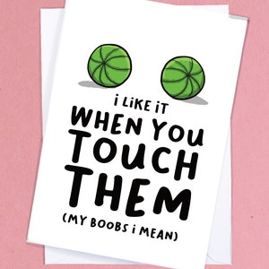 Funny Love-kaart / Leuke meloenenkaart / Vegetarische kaart / Veganistische kaart / Funny Anniversary Card / Vriendjekaart / Girlfriend Card - GC199