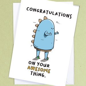 Felicitaciones por tu increíble logro / Celebración / Regalo por un logro significativo / Nuevo trabajo / Tarjeta de felicitación de felicitaciones / Bien hecho - GC378