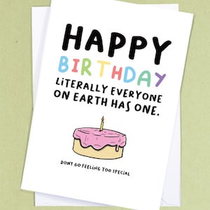 Carte d'anniversaire grossière / carte d'anniversaire blague / voeux d'anniversaire drôles / anniversaire d'amis / carte d'anniversaire insulte / carte de voeux grossière - GC76