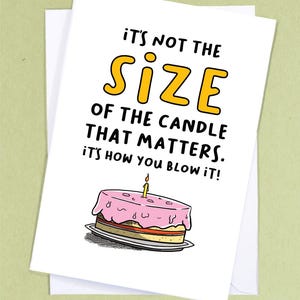 Carte d'anniversaire grossière / carte de voeux d'anniversaire drôle / anniversaire de petit ami / carte d'anniversaire blague grossière / carte d'anniversaire de mari - GC418