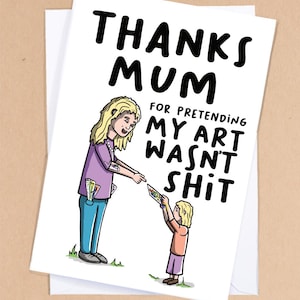 Muttertagskarte für eine tolle Mama / Lustige Muttertagskarte / Tolle Mama / Muttertagskarte / Schwörkarte / Karte für meine Mutter - GC390
