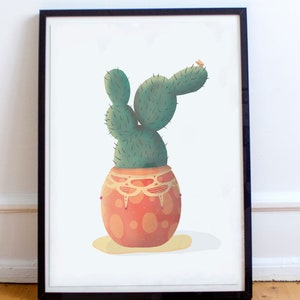Kaktus Poster / Kaktus Liebhaber Geschenk / Kaktus Bild / Kaktus Kunst / Pflanzenliebhaber Geschenk / Kaktus Druck / Kaktus Besitzer / Zimmerpflanze Geschenk