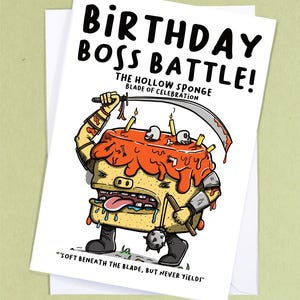 Cartão de aniversário para jogador / Cartão de aniversário para videogame / Cartão para jogador / Cartão de felicitações geek / Cartão nerd / Cartão para namorado / Cartão para namorada - GC460