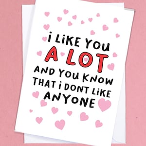 Funny Love Card / Antisociale wenskaart / Hot Girlfriend Card / Hot Boyfriend Card / Funny Anniversary Card / Boyfriend Card - GC238