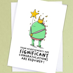 Biglietto di auguri per un traguardo importante / Festa / Regalo di congratulazioni / Nuovo lavoro / Biglietto di congratulazioni / Ben fatto / Buon lavoro / Traguardo - GC380