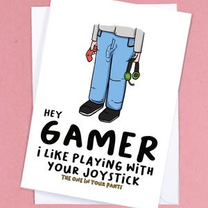 Scheda amore maleducato / Scheda fidanzato / Scheda videogioco / Scheda sporca / Scheda anniversario divertente / Scheda gioco / Scheda San Valentino - GC285