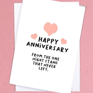 Grappige verjaardagskaart / One Night Stand-kaart / Leuke valentijnskaart / Vriendjekaart / Vriendinkaart / Horny-kaart - GC212