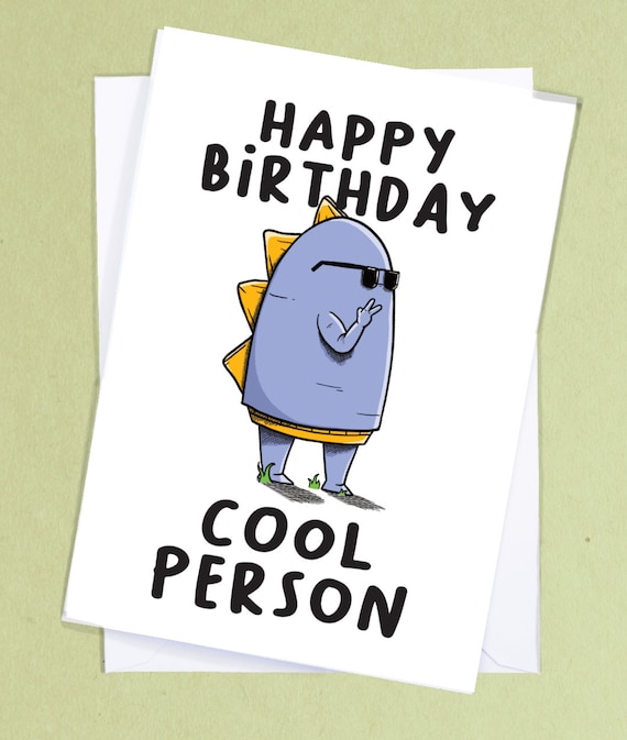 Cool People, Cool Kid Greeting Card Cool People, Cool Kid Greeting Card