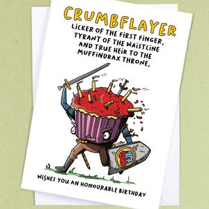 D&D Birthday Card / Fantasy Gaming Card / Role player birthday card Nerd gaming Card / DM Card / geek birthday card - GC463