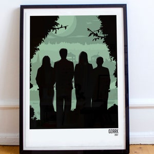 Ozark Poster / The Ozarks Print / Ozark tv show poster / Jason Bateman poster / Minimalist Poster Print / Tv series