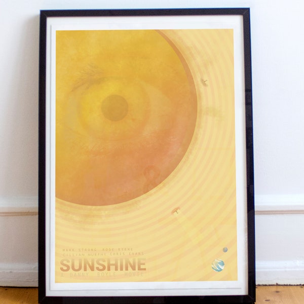 Sunshine Inspired movie poster print - Unique movie poster illustration. fan art