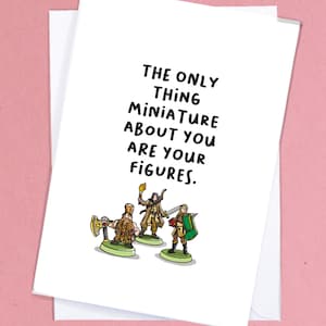 D&D Love Card / Rude Fantasy Gaming Card / Nerd Love Card / Funny Anniversary Card / DM Card / Boyfriend Car - GC165