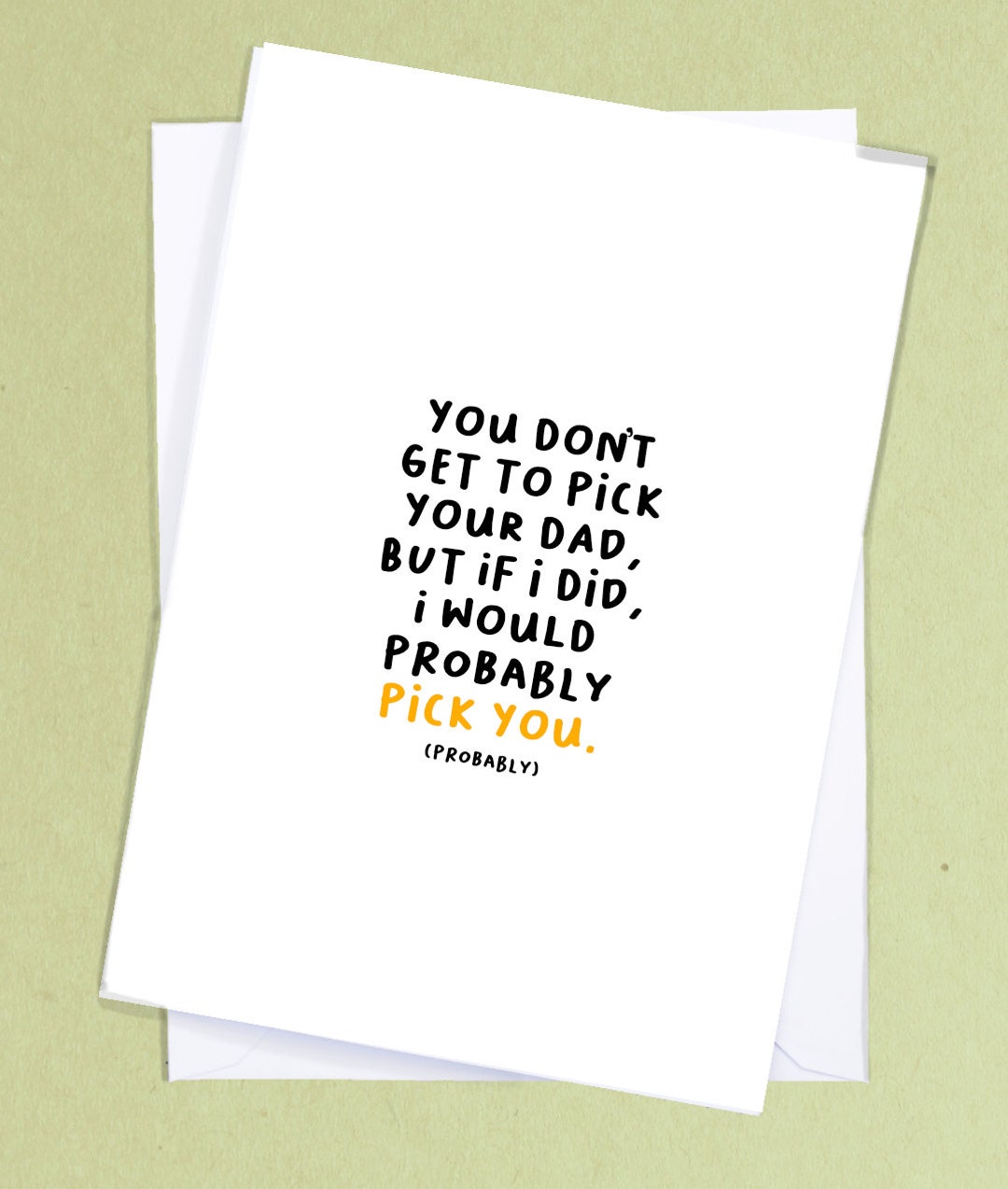 Fathers Day Card / Funny Fathers Day Gift / Dad Card / Dads Birthday ...