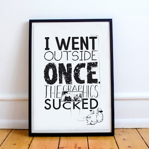 Video Game Poster / Gaming Typography Print / Gaming Addict / Gaming Gift / Gamer Poster Print / Video Game Poster / Geek poster