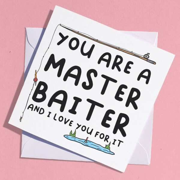 Fisherman Anniversary Card Etsy