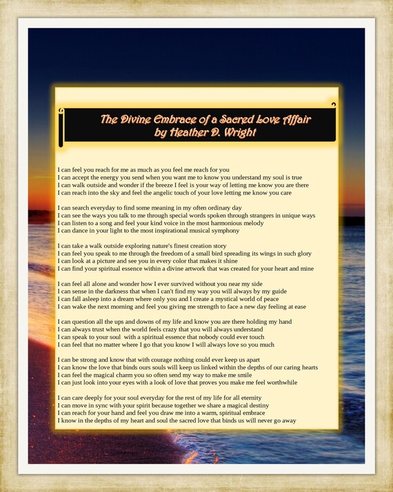 The Divine Embrace Of A Sacred Love Affair Printable Poetic Etsy The Divine Embrace Of A Sacred Love Affair Printable Poetic Etsy