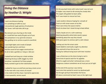 Going the Distance - Printable Digital Download