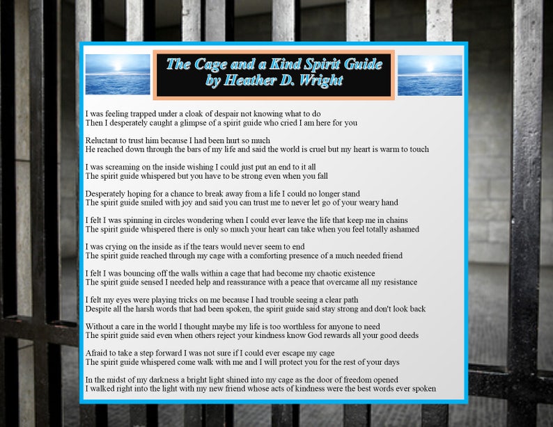 The Cage And A Kind Spirit Guide Printable Digital Download
