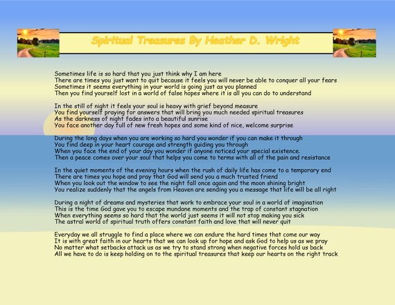 Spiritual Treasures Printable Digital Download Etsy