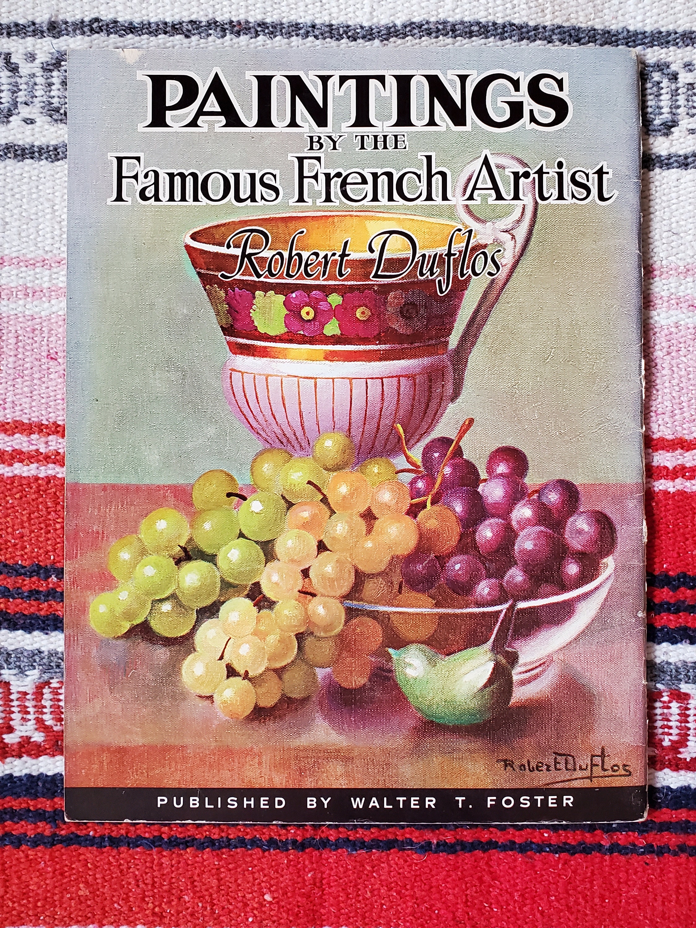 Vintage Paintings by the Famous French Artist Robert Duflos Etsy