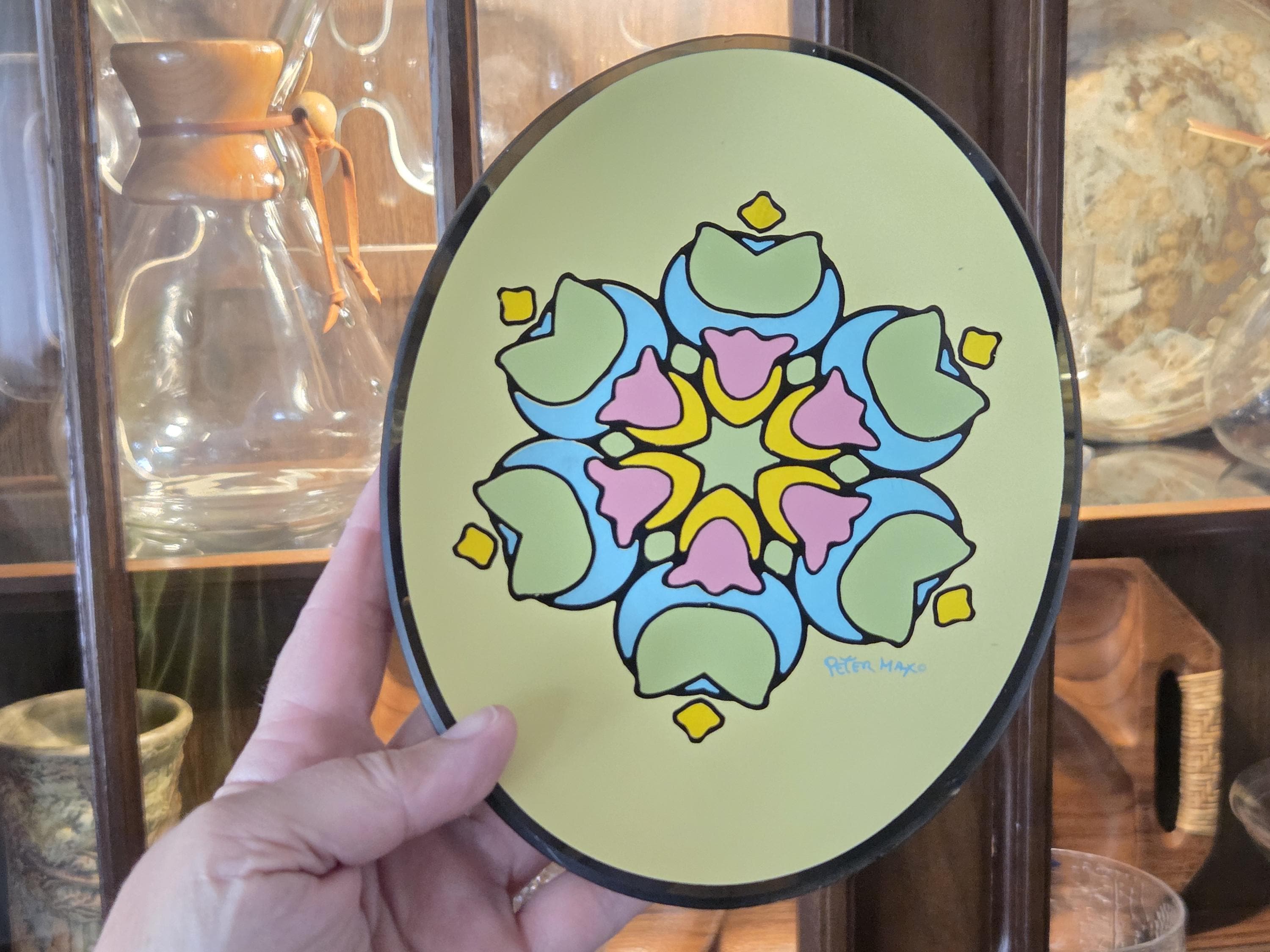 Peter Max Dish - Etsy