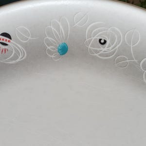 Six Dinner Plates Vintage Branchell Button Flower Dinner Plates Melmac