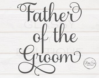 Download Father Of Groom Svg Etsy
