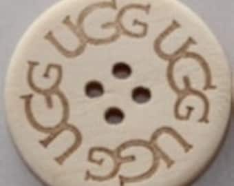 FREE Shipping - One (1) New Replacement Button for Adults sizes UGG boots - SAND color