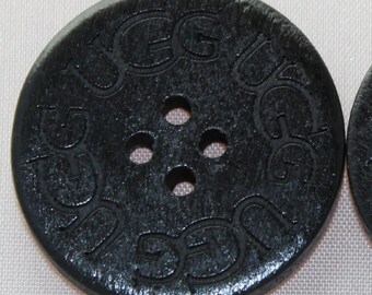 FREE Shipping  - One (1) New Replacement Button for Adults sizes UGG boots - BLACK color