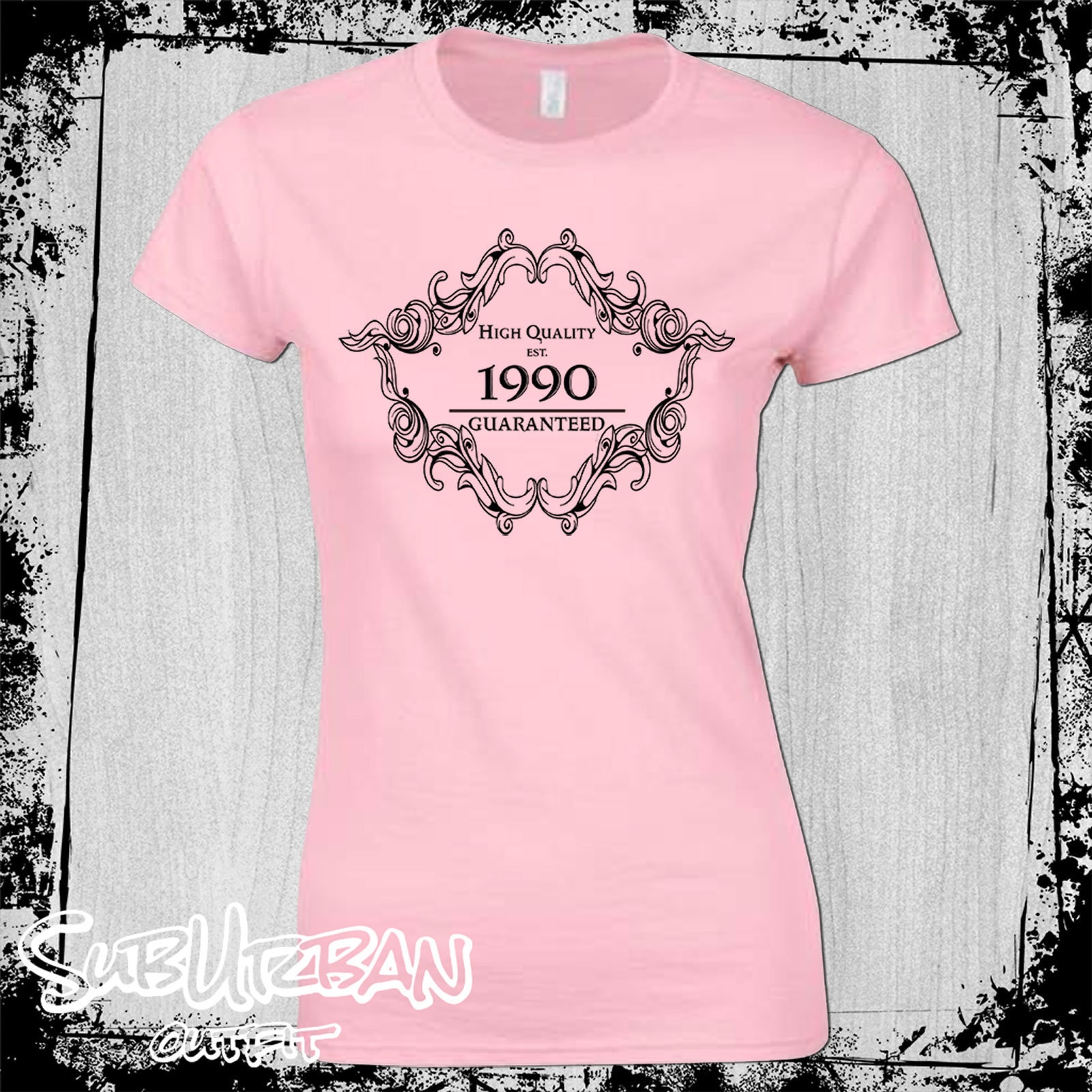 30th Birthday T-Shirt Established in 1990 Women's Multiple colours Funny Gift 