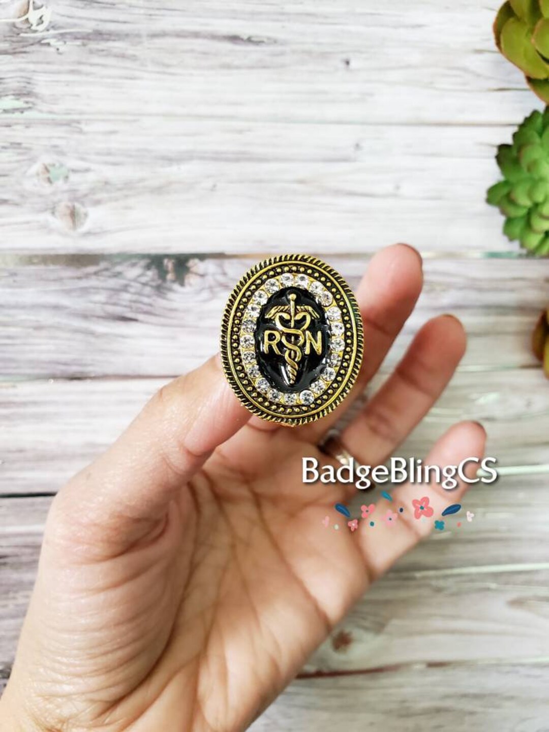 Gold Nurse Pin for the Pinning Ceremony Student Nurse Graduation Gifts