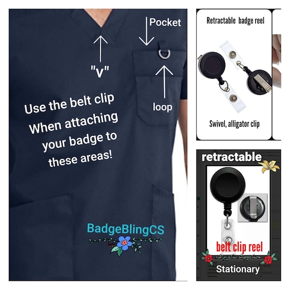 Poop Magnet Badge Reel Holder GI Nurse Receptor Gift Nursing