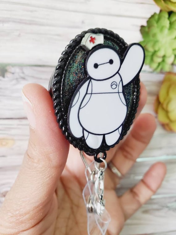 Buy Bay Badge Reel Holder Nurse Graduation Gifts Student Gift Personal  Companion Clinic Flu Shot Lollipop Pain Scale Robot Nurse Hat Peds Online  in India 