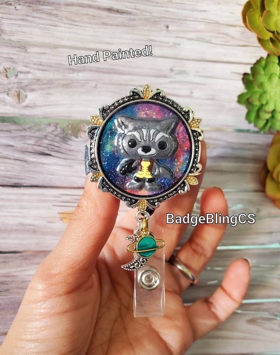 Rocket Raccoon Baby Guardian Badge Reel Holder Clip Crescent Moon and Stars  Guardians Sprout Planted Pot Baby Groot Retractable Id Buddy -  Canada