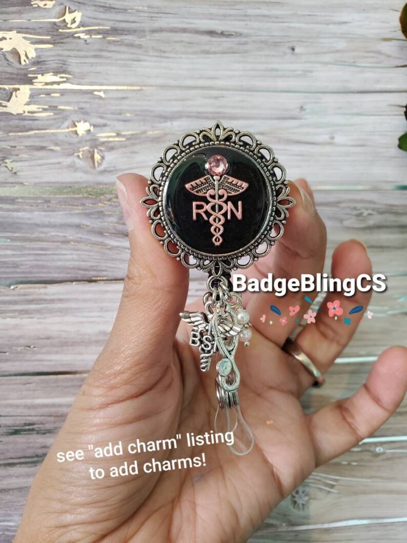 Nurse Badge Reel Holder Clip Stethoscope Tag Student Nurse Etsy