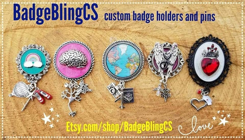 Nurse badge reel holder clip bling stethoscope ceremony gift student nurse Graduation Nurses Personalized syringe needle shot asclepsius