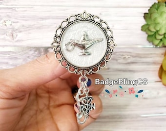 Florence Nightingale Lamp Pin, RN Graduation Gift with Stethoscope Charm