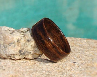 Bocote Wood Ring ~ Bentwood Ring ~ Handmade To Order ~ Men's or Women's ~ Limited Run