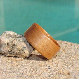 Alderwood Bentwood Wood Ring - Alternative Wedding Band - Gift for Him or Her