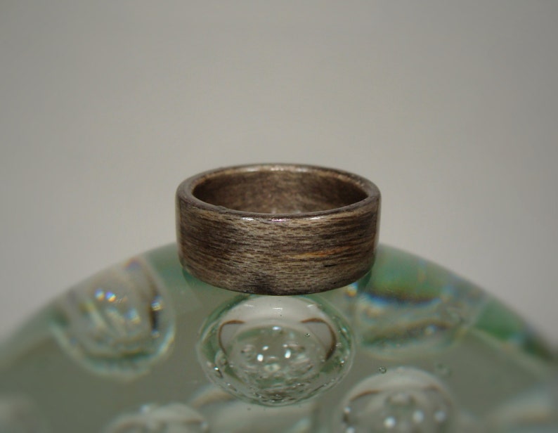 Dyed Bentwood Ring Gray Bentwood Ring Gray Dyed Birch Bentwood Ring Gray Wood Ring Birch Wood Ring Dyed Wood Ring