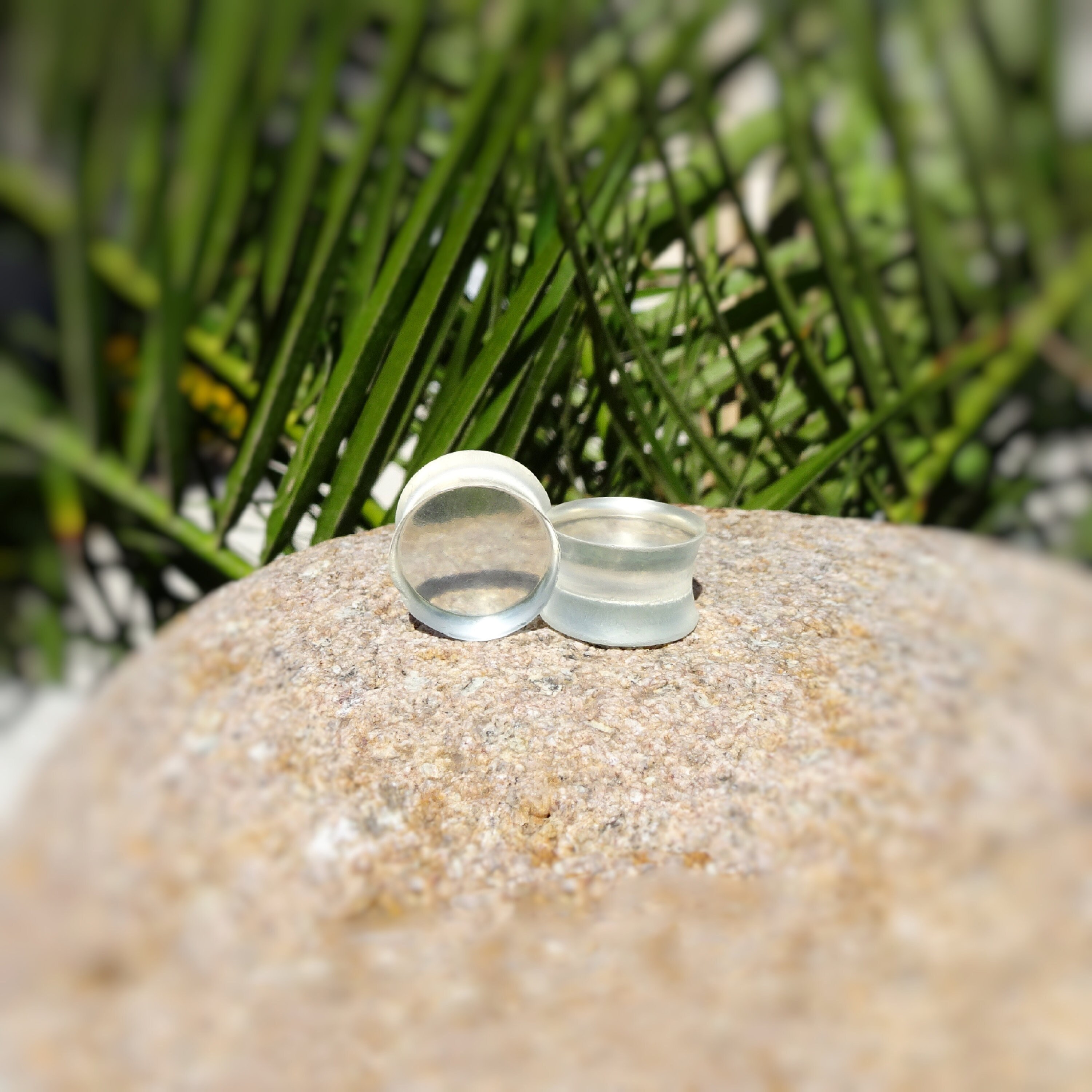 Clear Resin Ear Plugs or Tunnels or Teardrops Clear Resin Etsy