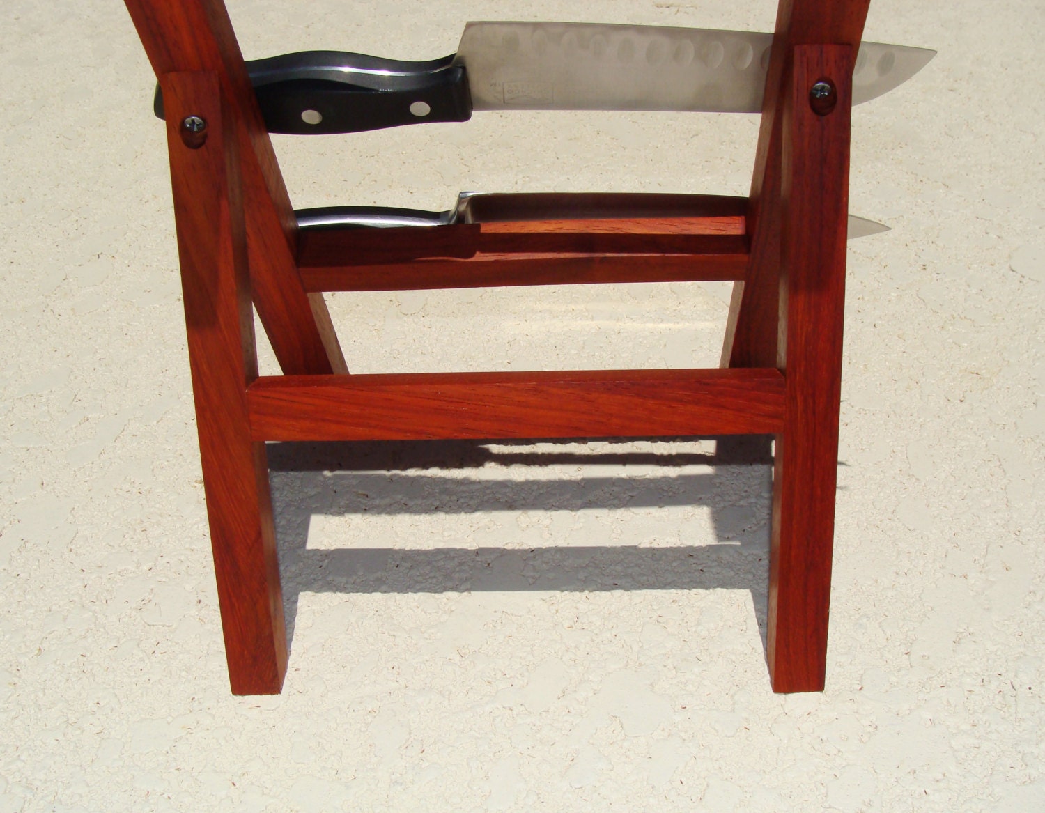 Knife Stand Japanese Knife Stand Holds Four Knives Etsy