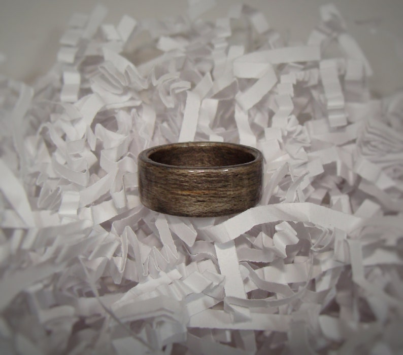Dyed Bentwood Ring Gray Bentwood Ring Gray Dyed Birch Bentwood Ring Gray Wood Ring Birch Wood Ring Dyed Wood Ring