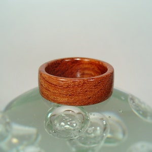 Bubinga Wood Ring - Bubinga Solid Wood Ring - Bubinga Ring - Wood Ring - Solid Wood Ring - Carved Wood Ring - Carved Ring