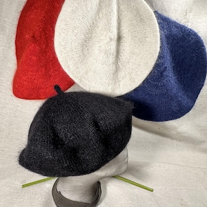 Winter Mohair Beret - Etsy display picture 1